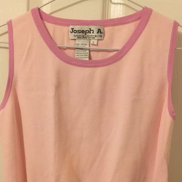 Joseph A. Light Pink Blouse Size L - Picture 3 of 6